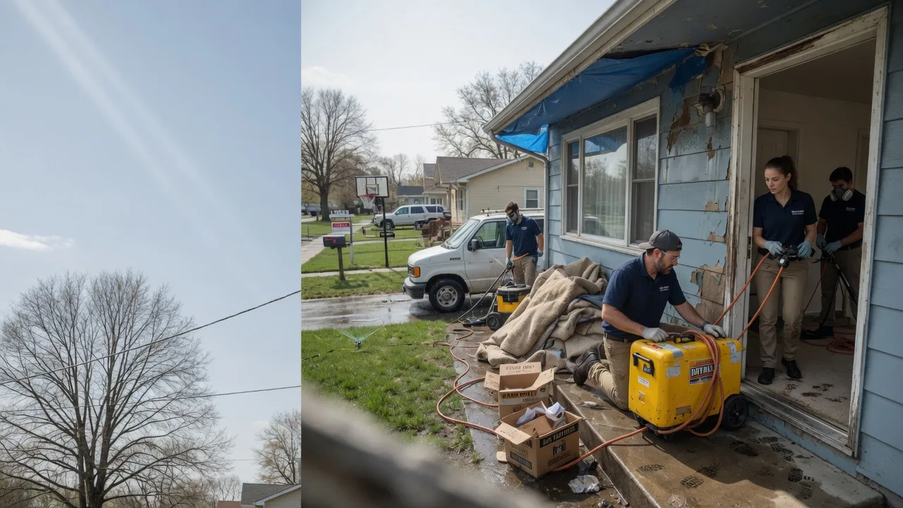 Basement Flood Cleanup in Kingston, PA near me